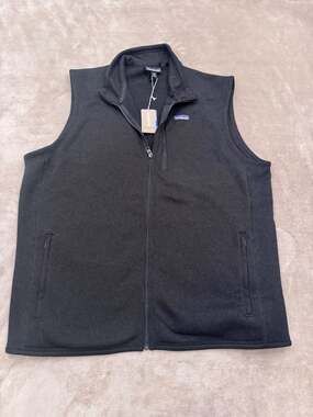 Patagonia Men's Better Sweater Fleece Vest Black SIZE XXL